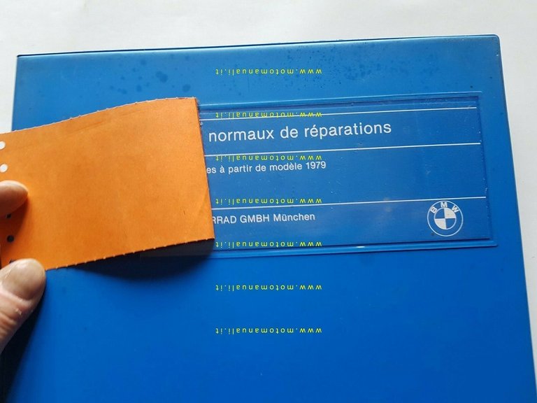 BMW manuale tempi di riparazione 1979 -1981 per officine originale …