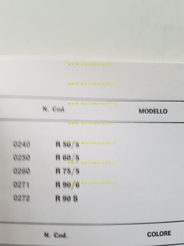 BMW moto auto manuale numeri codice colori e interni 1974 …
