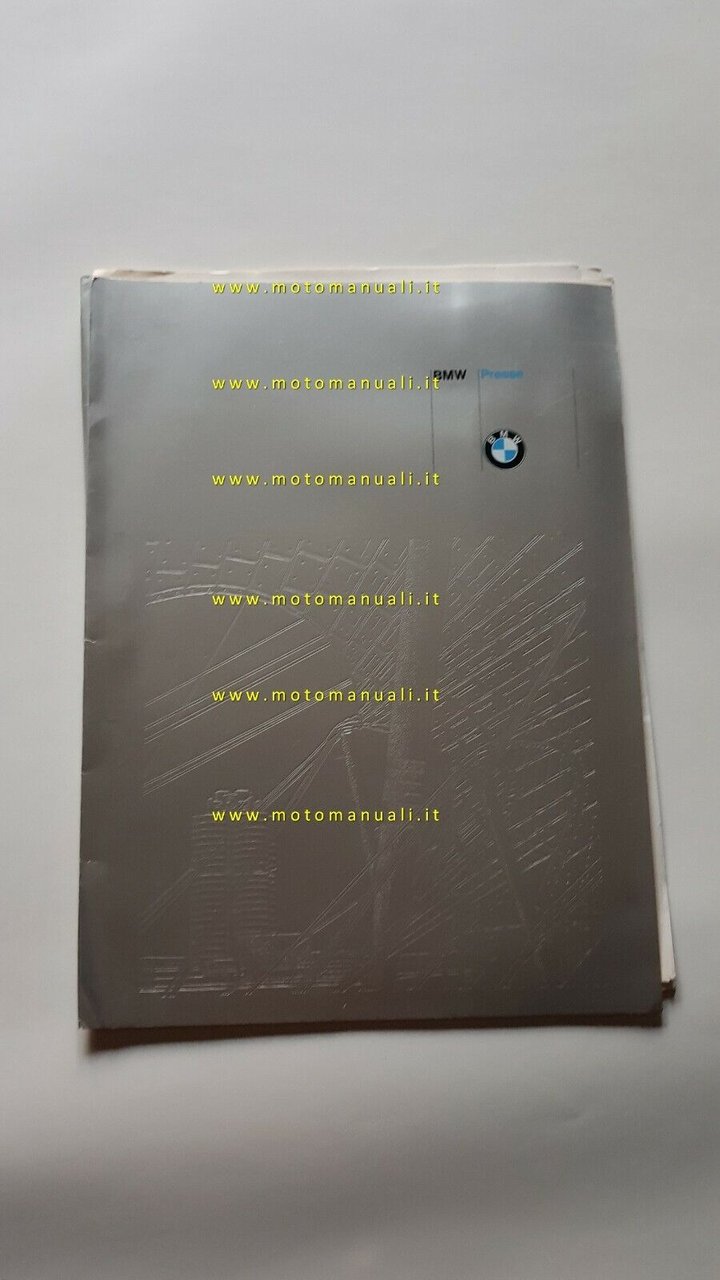 BMW moto cartella stampa modelli 1980 FRANCESE originale genuine press …