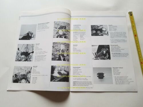 BMW moto catalogo accessori parti speciali 1980-1993 depliant italiano originale