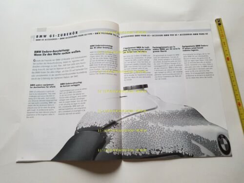 BMW moto catalogo accessori parti speciali 1980-1993 depliant italiano originale