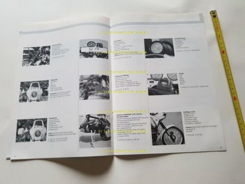 BMW moto catalogo accessori parti speciali 1980-1993 depliant italiano originale