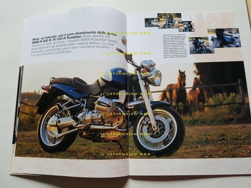 BMW moto modelli serie R 1998-99 depliant ITALIANO originale