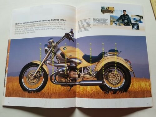 BMW moto modelli serie R 1998 depliant ITALIANO originale