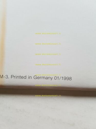 BMW moto modelli serie R 1998 depliant ITALIANO originale