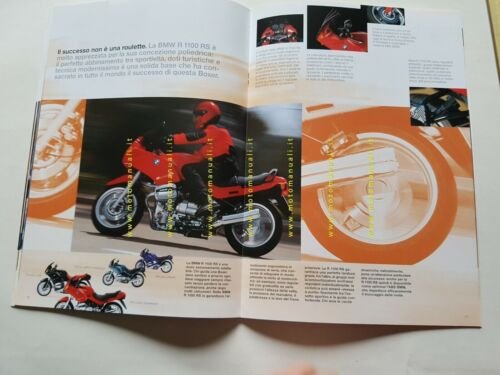 BMW moto modelli serie R 1998 depliant ITALIANO originale