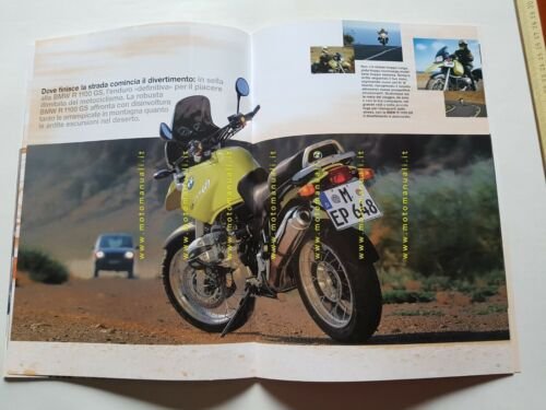 BMW moto modelli serie R 1998 depliant ITALIANO originale