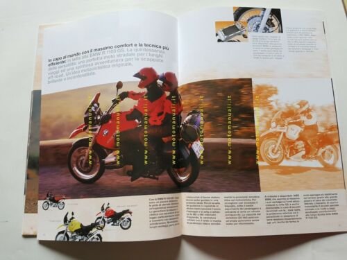 BMW moto modelli serie R 1998 depliant ITALIANO originale