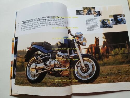 BMW moto modelli serie R 1999 depliant ITALIANO originale