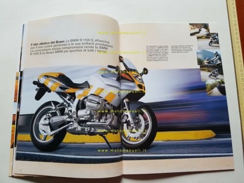 BMW moto modelli serie R 1999 depliant ITALIANO originale