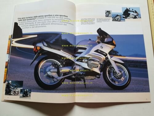 BMW moto modelli serie R 1999 depliant ITALIANO originale