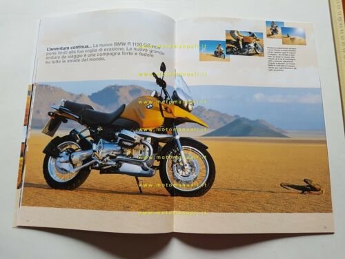 BMW moto modelli serie R 1999 depliant ITALIANO originale
