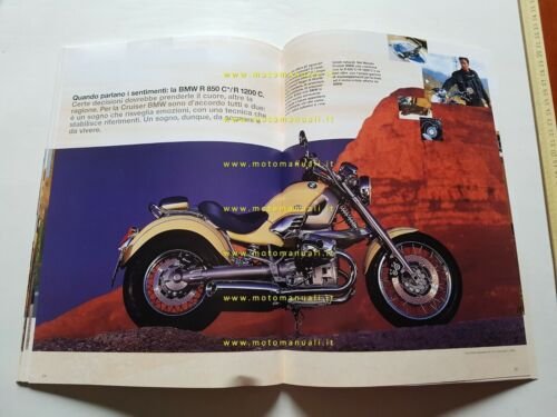 BMW moto modelli serie R 1999 depliant ITALIANO originale