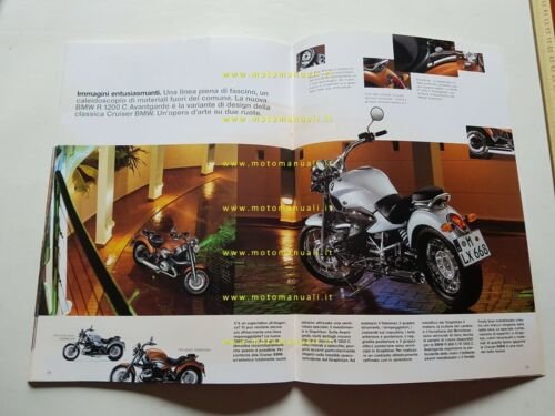 BMW moto modelli serie R 1999 depliant ITALIANO originale