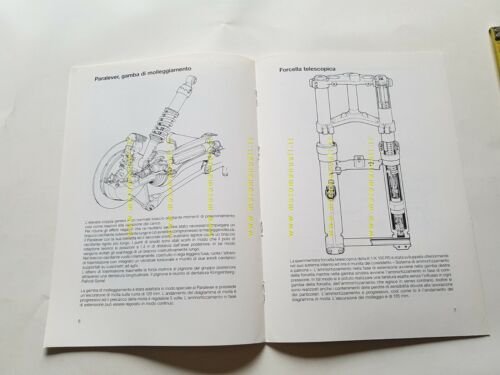 BMW nuova K 1100 LT 1991 dettagli tecnici opuscolo personale …