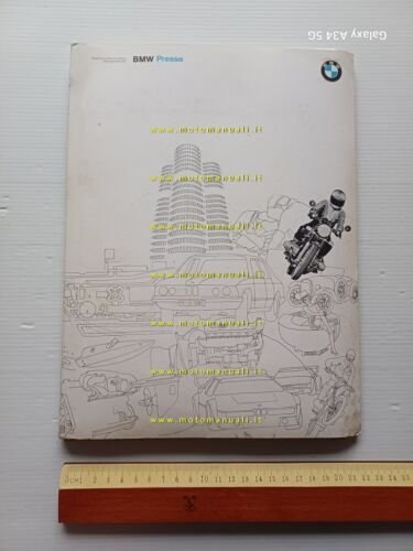 BMW presentazione modelli 1983 cartella stampa originale italiano press kit