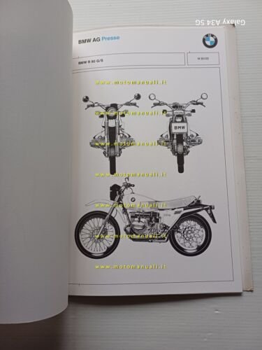 BMW presentazione modelli 1983 cartella stampa originale italiano press kit