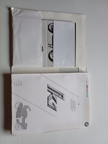 BMW presentazione modelli 1991 - K1 cartella stampa italiano originale