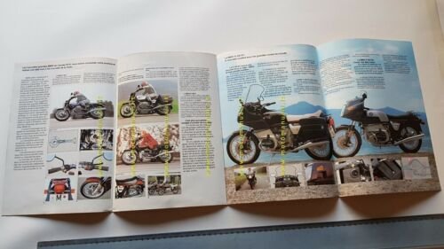 BMW produzione gamma moto modelli 1979 depliant FRANCESE originale
