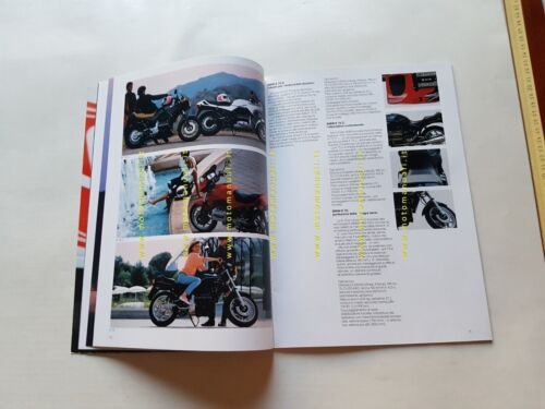 BMW produzione modelli 1988 depliant originale ITALIANO moto