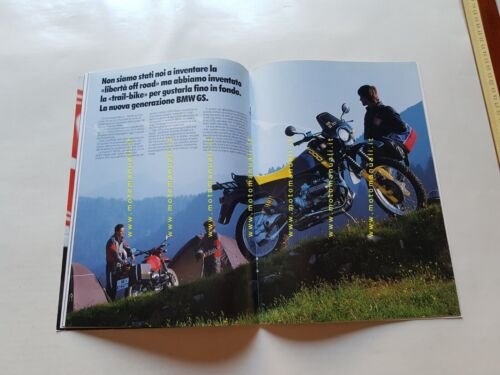 BMW produzione modelli 1988 depliant originale ITALIANO moto