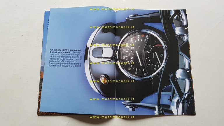BMW produzione modelli 1998 depliant italiano originale