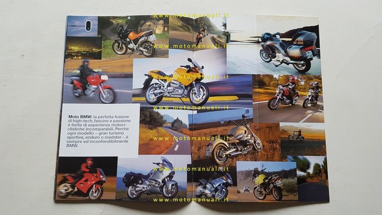 BMW produzione modelli 1998 depliant italiano originale