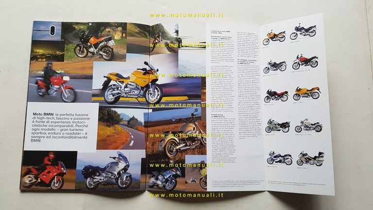BMW produzione modelli 1998 depliant italiano originale