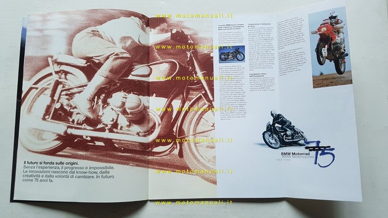 BMW produzione modelli 1998 depliant italiano originale