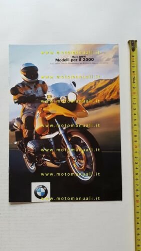 BMW produzione modelli 2000 depliant moto originale ITALIANO brochure