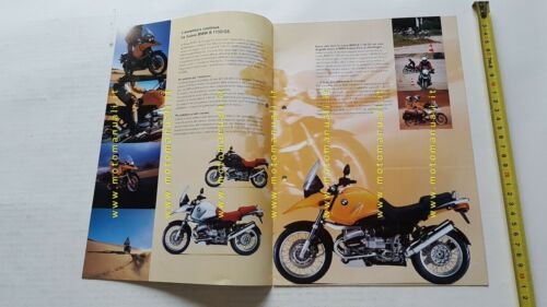 BMW produzione modelli 2000 depliant moto originale ITALIANO brochure