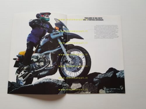 BMW produzione modelli Enduro 1994 depliant Italiano originale moto brochure
