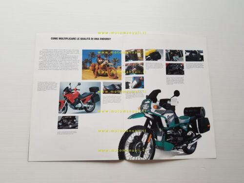 BMW produzione modelli Enduro 1994 depliant Italiano originale moto brochure