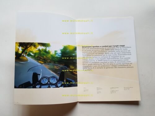 BMW produzione modelli serie K 1998 depliant italiano originale
