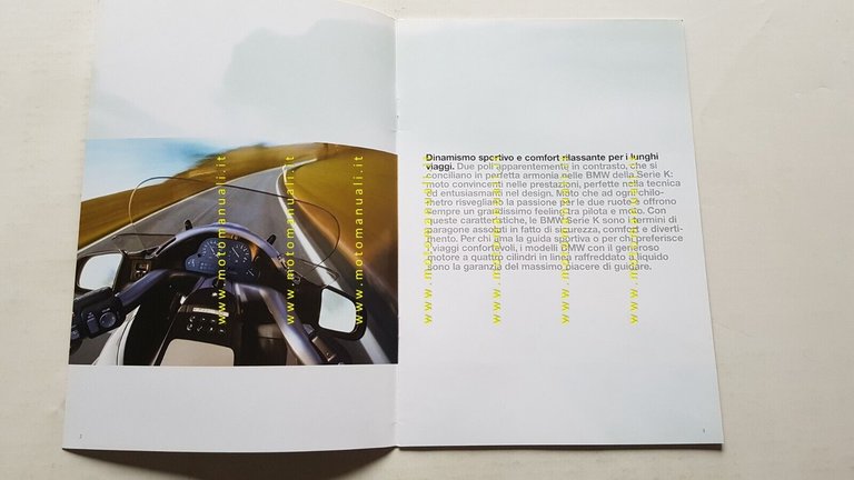 BMW produzione modelli serie K 1999 depliant italiano originale