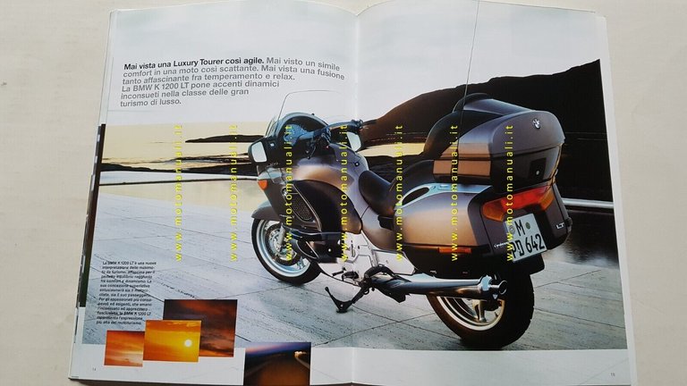 BMW produzione modelli serie K 1999 depliant italiano originale