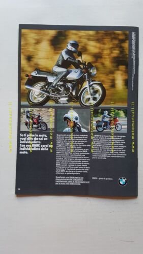 BMW produzione moto modelli 1985 depliant originale ITALIANO brochure
