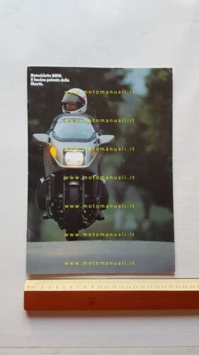 BMW produzione tutti modelli moto 1986 depliant originale ITALIANO brochure