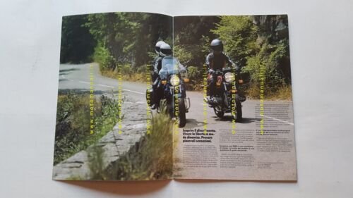 BMW produzione tutti modelli moto 1986 depliant originale ITALIANO brochure