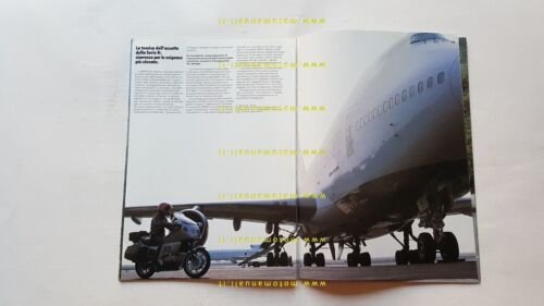 BMW produzione tutti modelli moto 1986 depliant originale ITALIANO brochure