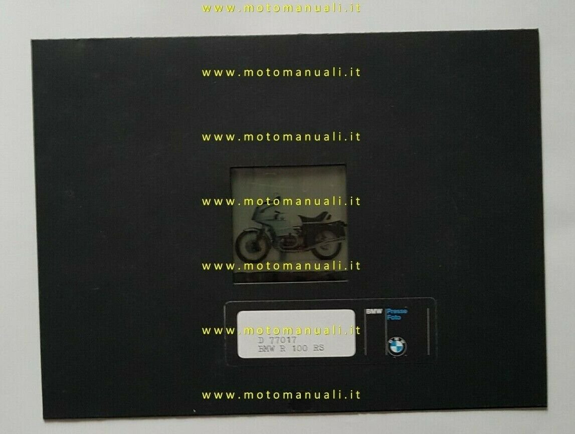 BMW R 100 RS positivo originale da cartella stampa 1976 …