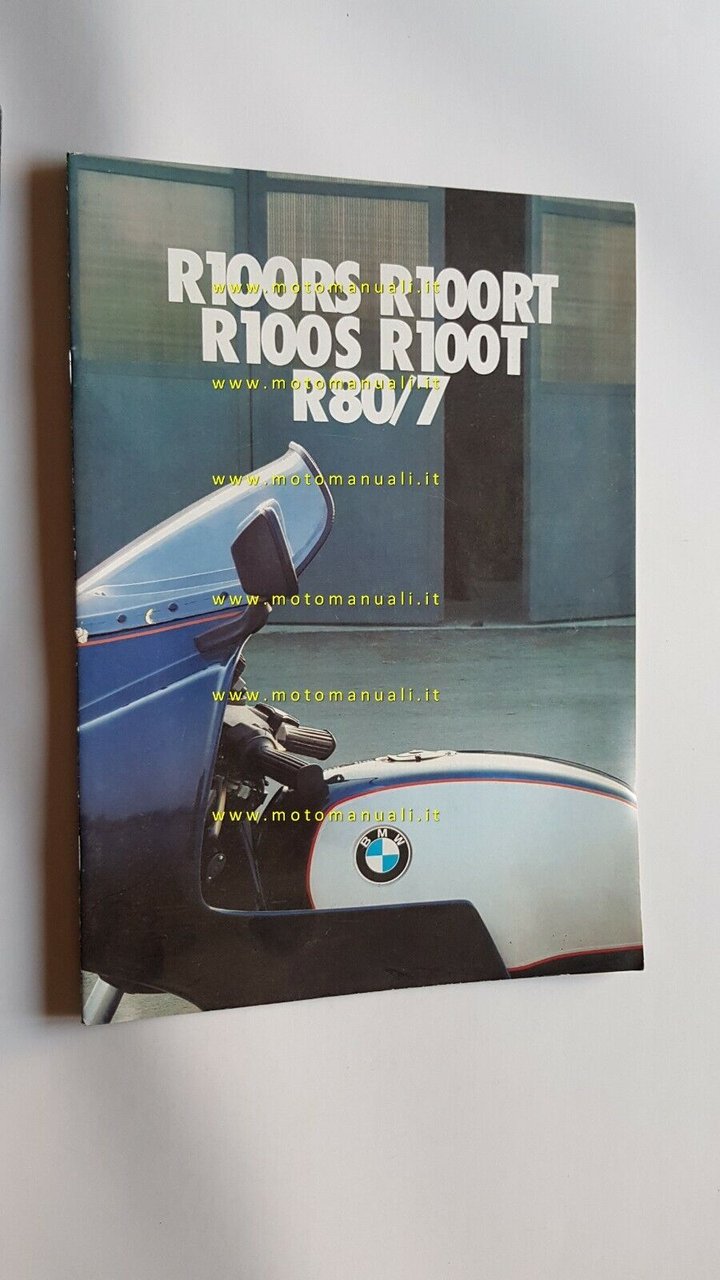 BMW R 100 RS RT S R 80/7 1979 depliant …