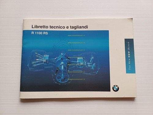 BMW R 1100 RS 1992-93 manuale uso manutenzione + garanzia …