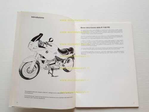 BMW R 1100 RS 1993 dettagli tecnici opuscolo personale interno …
