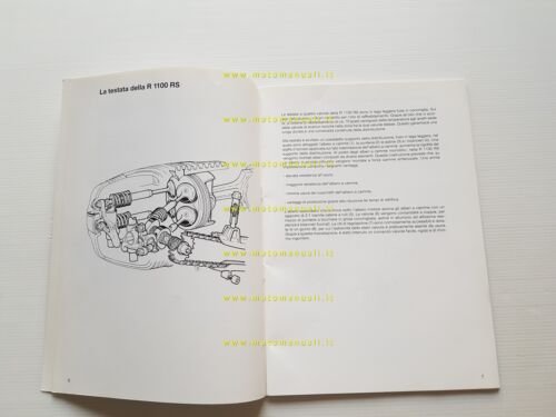 BMW R 1100 RS 1993 dettagli tecnici opuscolo personale interno …