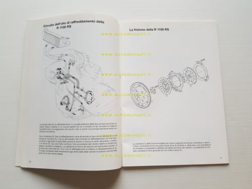 BMW R 1100 RS 1993 dettagli tecnici opuscolo personale interno …
