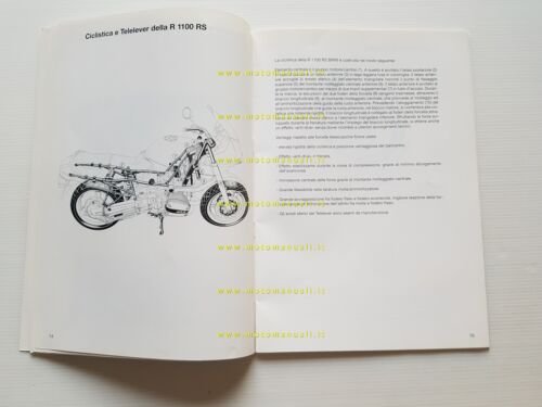 BMW R 1100 RS 1993 dettagli tecnici opuscolo personale interno …