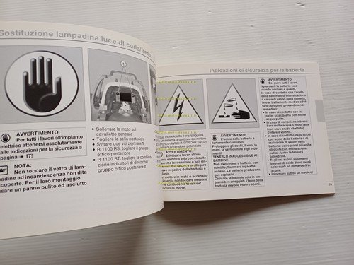 BMW R 1100 RT - R 1100 RS 1995-96 manuale …