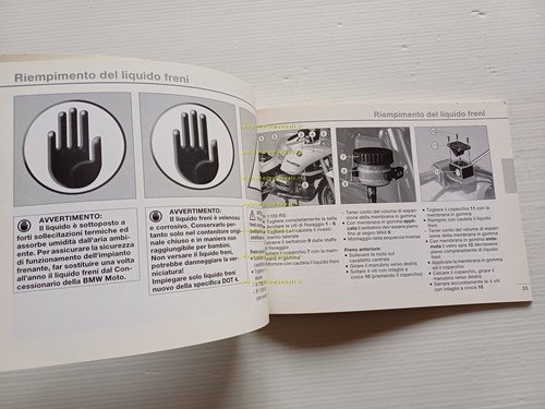 BMW R 1100 RT - R 1100 RS 1995-96 manuale …