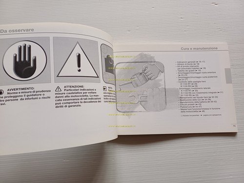 BMW R 1100 RT - R 1100 RS 1995-96 manuale …